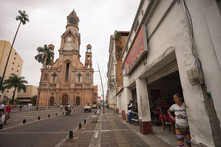 July 10, 2017 Palmira, Valle de Cauca: the centre of the city considered one of the most dangerous places in the world with a high crime rateのeditorial素材