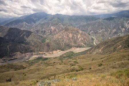 Chicamocha canyon in Colombiaのeditorial素材