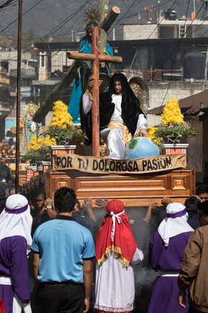 Easter procession in Guatemalaのeditorial素材