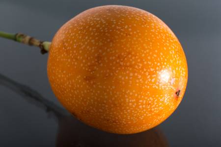 granadilla fruit closeupの写真素材