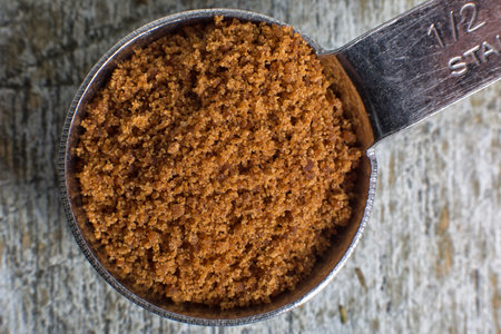 coconut sugar closeupの写真素材