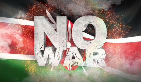 Background with flag of Kenyaの写真素材