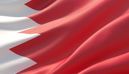 Background with flag of Bahrainの写真素材