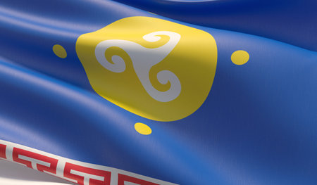 Flags of the federal subjects of Russiaの写真素材