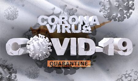 Coronavirus in world. Novel coronavirus. Concept of coronavirus quarantine. Pandemic stop Novel Coronavirus outbreak covid-19 quarantine.の写真素材