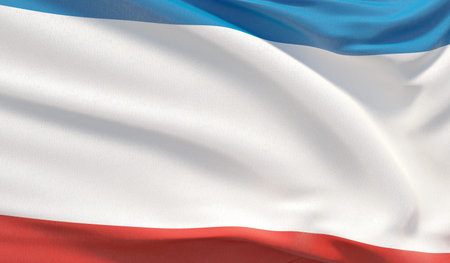Background with flag of Crimea