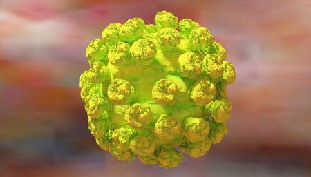 3D illustration - Coronavirus outbreak, the health threatening Covid-19 virus, able to cause illness...