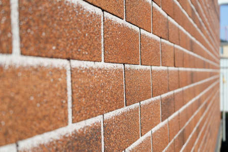 Shingles texture - close up view of asphalt roofing shinglesの写真素材
