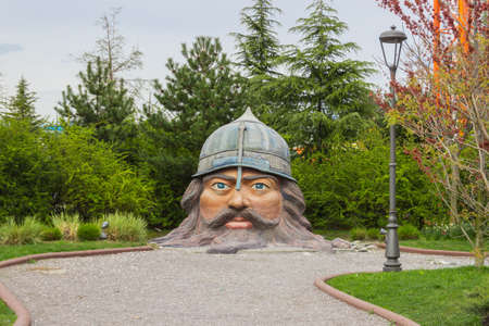 Sochi, Russia - april, 2019. Sochi-Park - a kind of Russian Disneyland - the theme park of amusement in Imeretin Valleyのeditorial素材