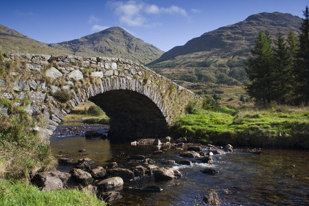 bridge in the Scottish Highlands, Scotland