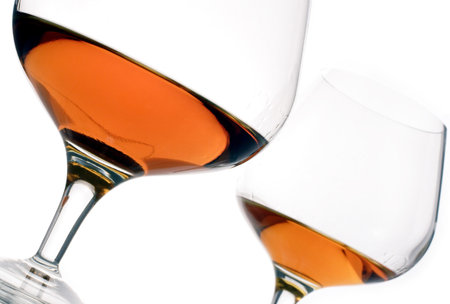brandy glassesの写真素材