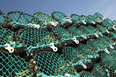 crab netsの写真素材