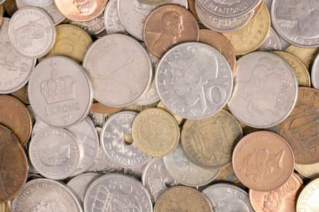 assorted coins
