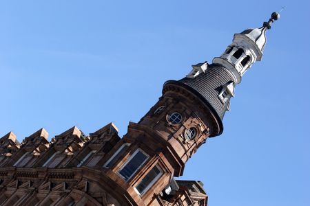victorian architecture, Hull, Uk, bankの写真素材