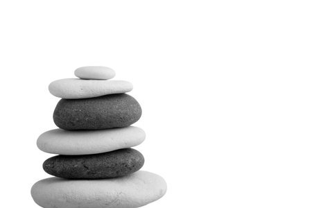 white and grey rocksの写真素材