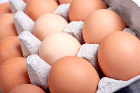 eggs in an egg box