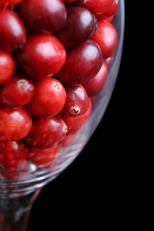 delicious cranberries , in a glass. concept cranberry juiceの写真素材