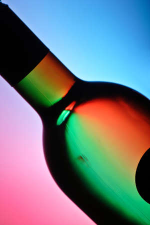 white wine with ambient lightingの写真素材