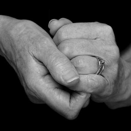 old ageing female hands, memoriesの写真素材