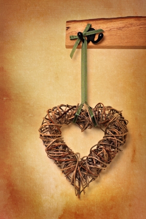 old canvas with signs of weathering の写真素材