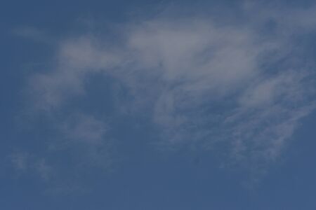 Blue Sky with White Clouds, Nature Background.の写真素材