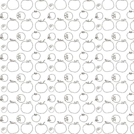 pattern vegetable for cardsのイラスト素材