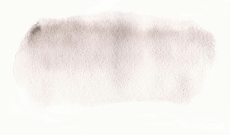 Watercolor grays blank rounded rectangle shape on white backgroundの写真素材