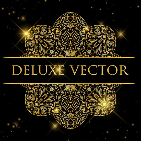 Oriental pattern, vector illustration. Islam, Arabic Indian turkish motifsのイラスト素材