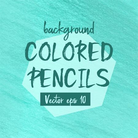 Vector olored pencils background drowningのイラスト素材