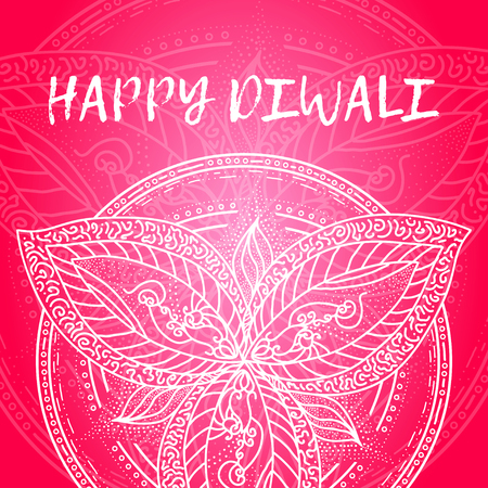 Greeting design card for Hindu community festival Happy diwali backgroundのイラスト素材