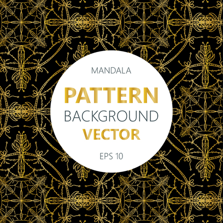 Oriental pattern, vector illustration. Islam Arabic Indian turkishのイラスト素材