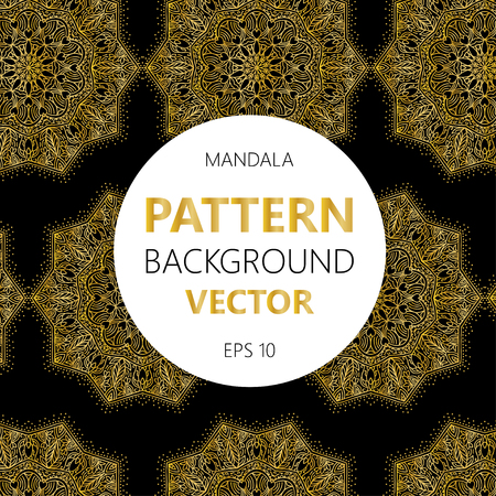 Oriental pattern, vector illustration. Islam Arabic Indian turkishのイラスト素材