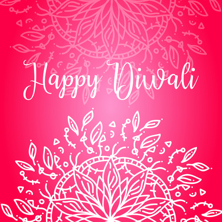 Happy diwali lettering for your card designのイラスト素材