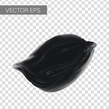 Abstract vector ink background. Black, white ink in water.のイラスト素材