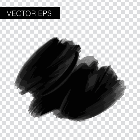 Vector figured brush strokes brush and ink backgroundのイラスト素材