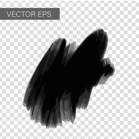 Vector figured brush strokes brush and ink backgroundのイラスト素材