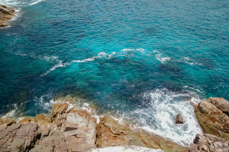 PHANG-NGA, Thailand - Beautiful Andaman turquoise south sea at Tachai Island, located Similan islandの写真素材