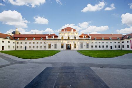 Vienna, AustriaOctober 24, 2015: Belvedere Palace. Landmark of Vienna.のeditorial素材