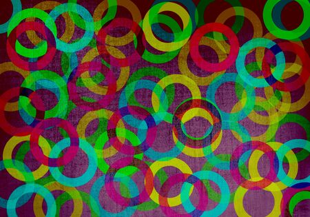 Background with geometrical shapes in a grunge style. Geometrical background with circles.の写真素材