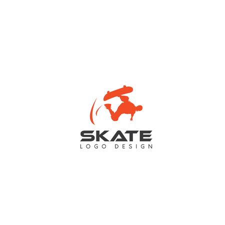Skate signage design.のイラスト素材