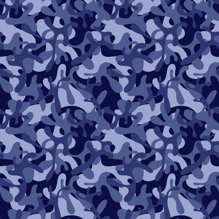 Seamless camouflage print pattern.のイラスト素材