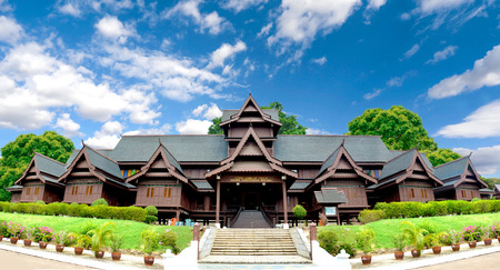 Melaka Sultanate Palace Museum. The place where to learn Melakan sultanate culture and historyのeditorial素材