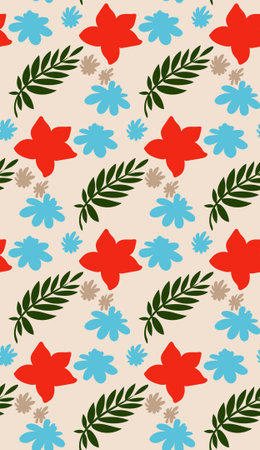 Seamless bright summer pattern.