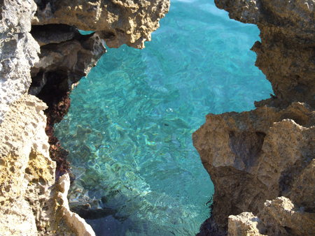 blue sea water photoの写真素材