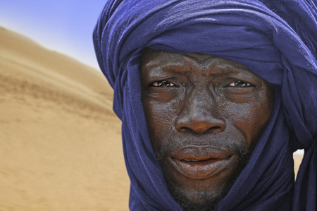 Timbuktu, Mali, september - 2 - 2011Tuareg camped in a camp near the city of Timbuktu in Mali, Africaのeditorial素材