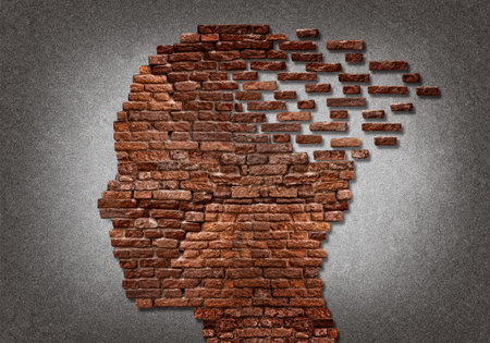 Bricks head falling apart