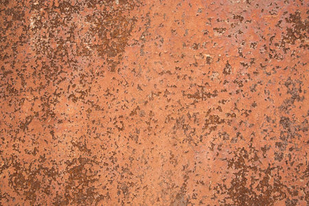 Rustic old red iron surface texture, rust background, red rust