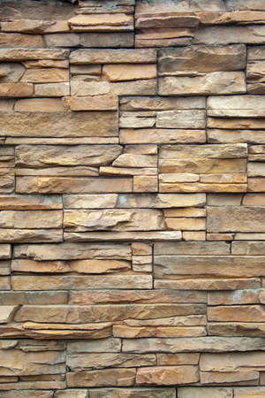 Stone tiles texture. Decorative stones background. Bricks textureの写真素材