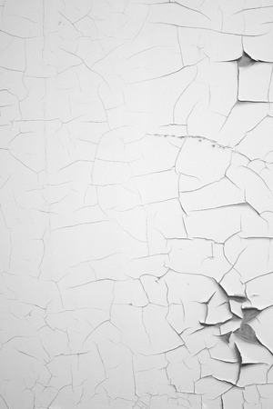 white cracked paint texture. Old aged surface backgroundの写真素材