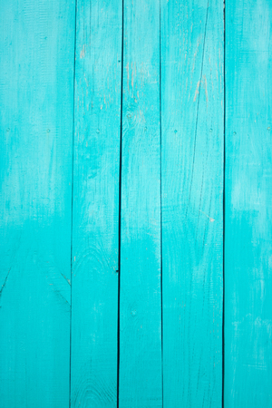 Aged blue painted wooden texture, shabby paintの写真素材